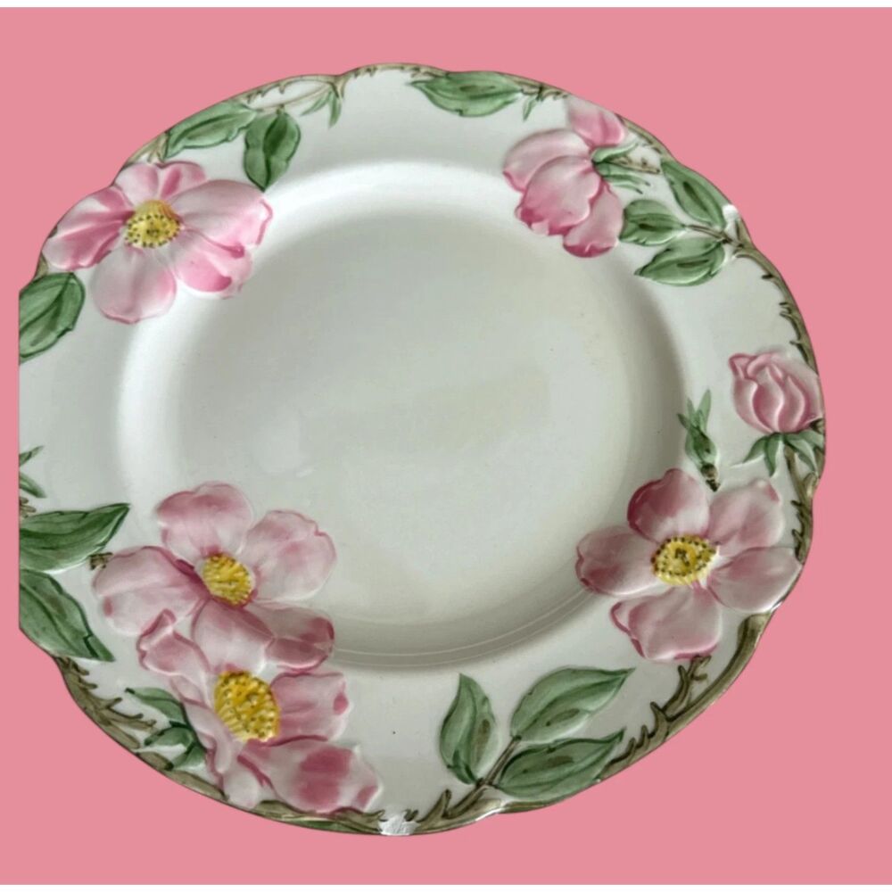 Franciscan Desert Rose Dinner Plates x2 | 9.5” USA 1950s | Read Description Vtg